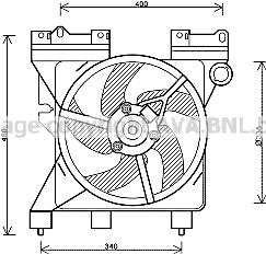 AVA QUALITY COOLING Ventilaator,mootorijahutus CN7547